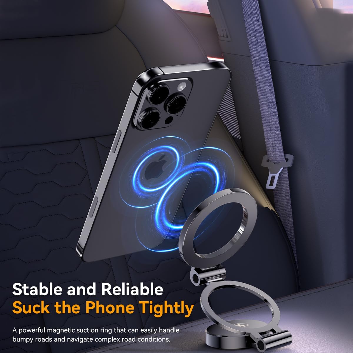 Magnetic MagSafe Car Phone Holder – All‑Metal - Marwat's Collection