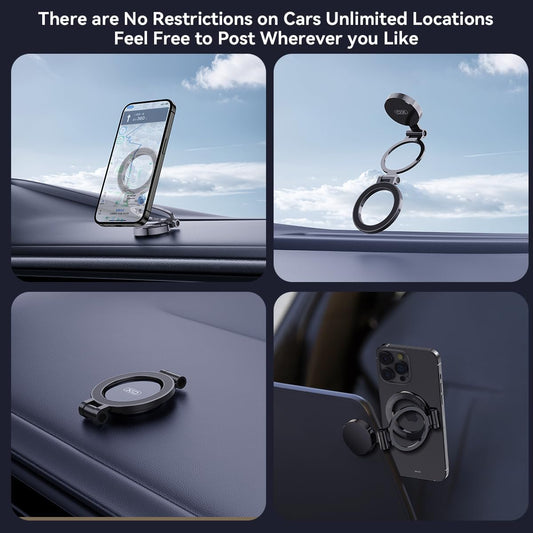 Magnetic MagSafe Car Phone Holder – All‑Metal - Marwat's Collection