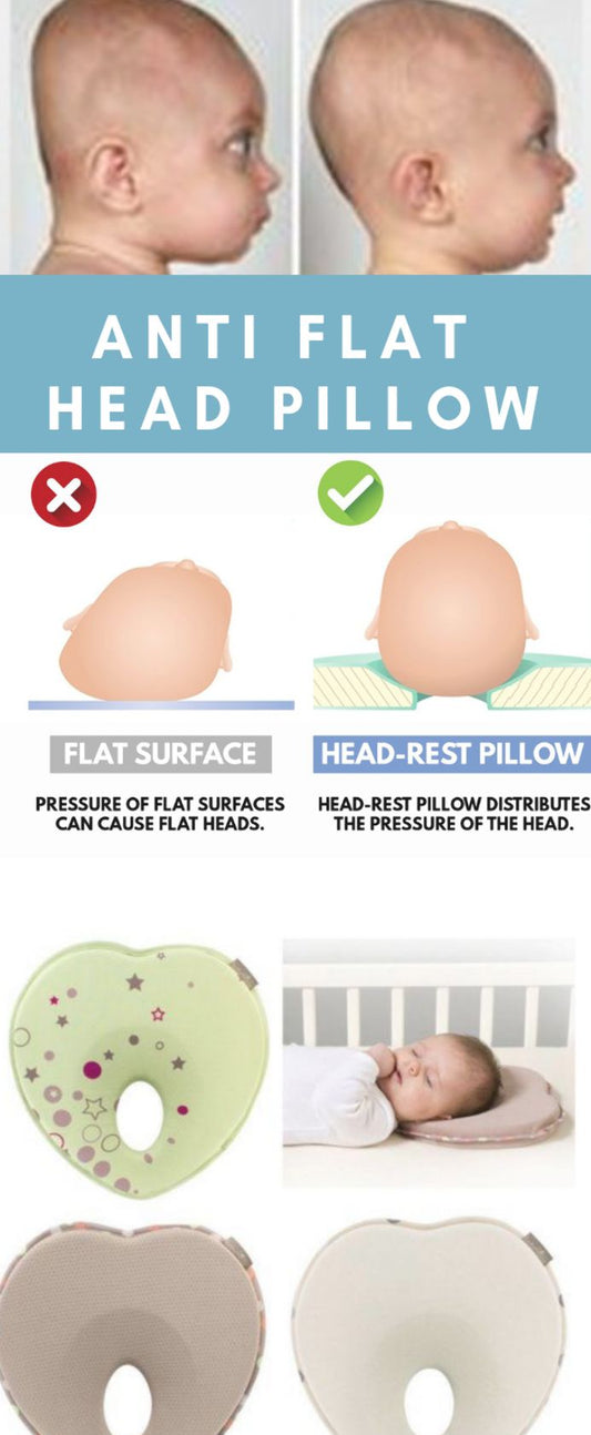 Head Shaping Newborn Pillow For Flat Head Prevention - Marwat's Collection